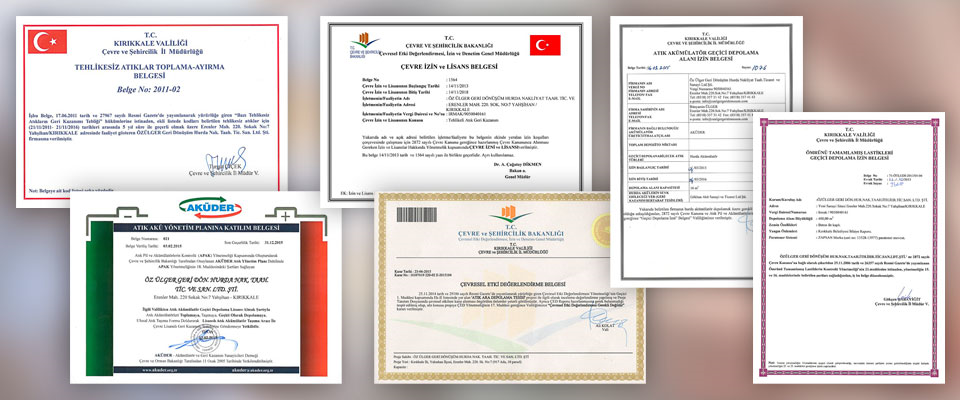 Çevre Lisansları ...